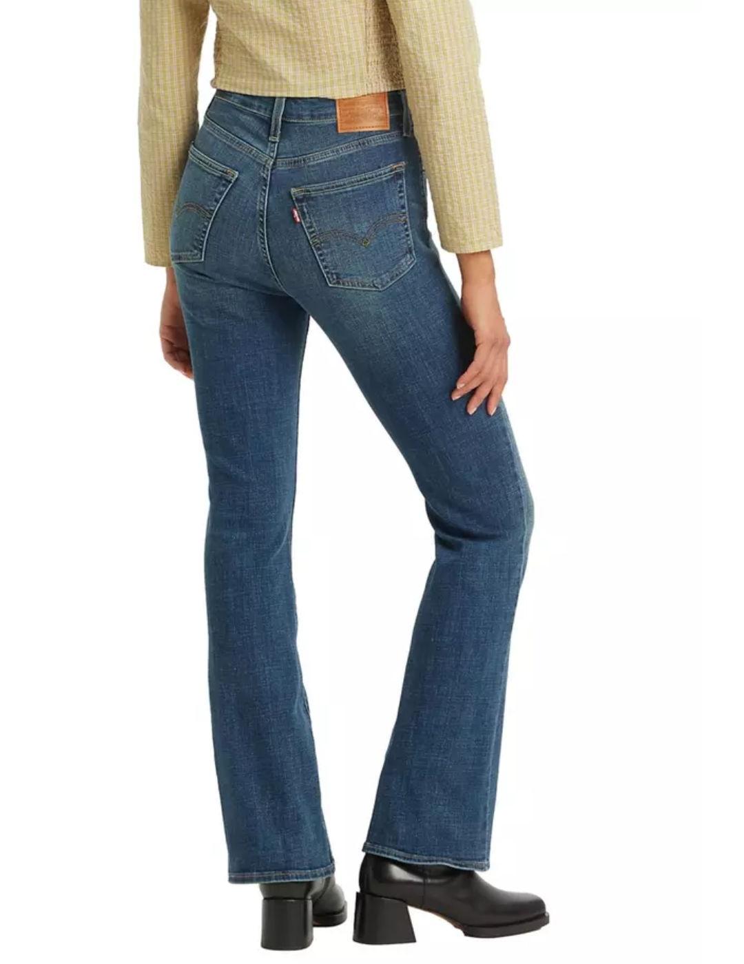 Vaquero Levi's® Red Tab 725 bootcut azul desgastado de mujer