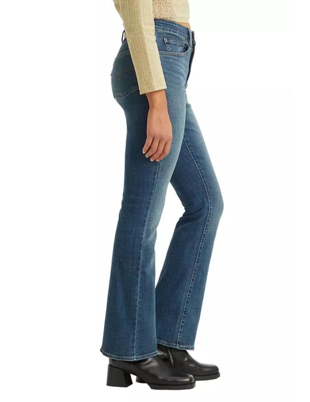 Vaquero Levi's® Red Tab 725 bootcut azul desgastado de mujer