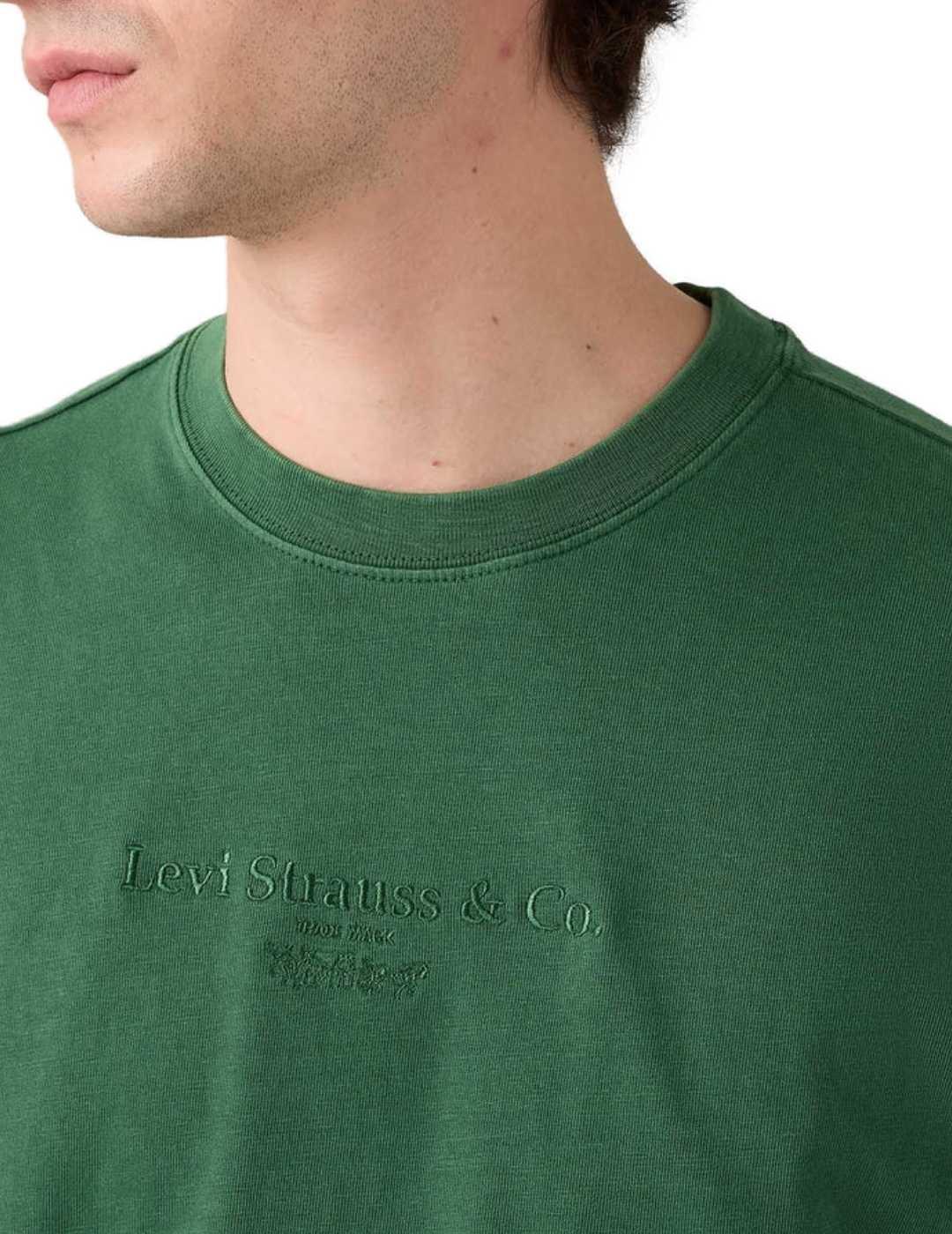Camiseta Levi's® Red Tab™ verde oversize para hombre