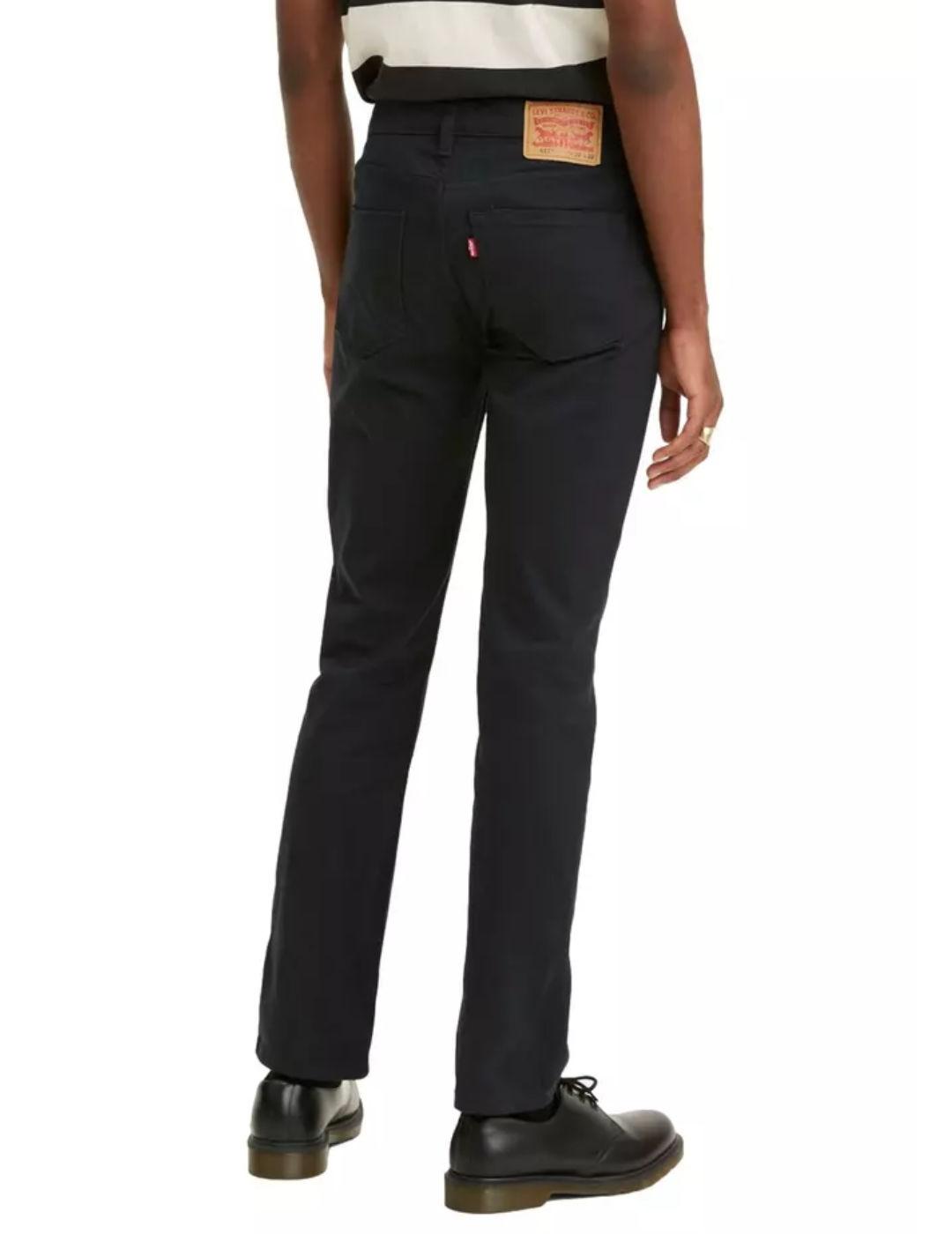Vaquero Levi's 511 slim cintura baja negro de hombre