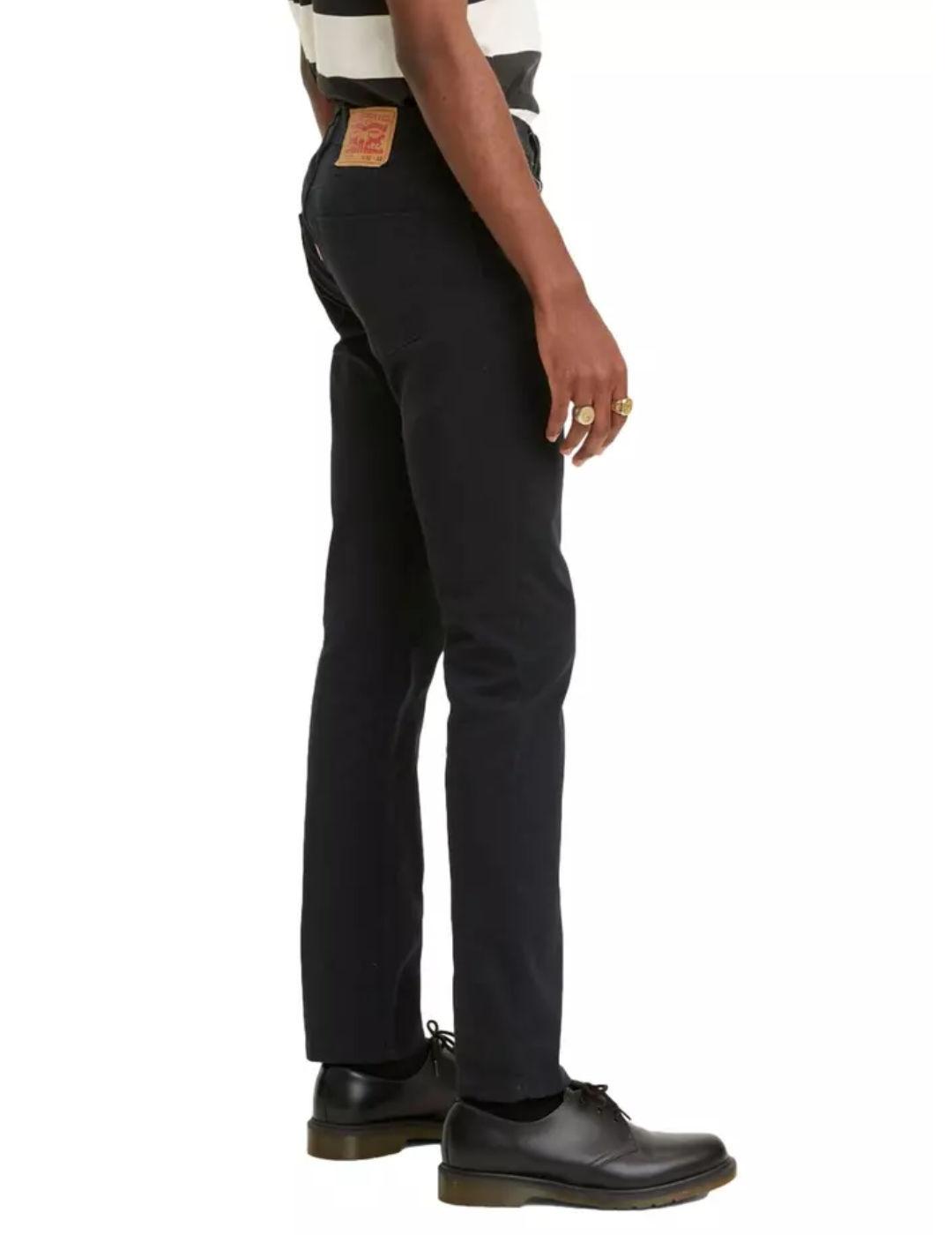 Vaquero Levi's 511 slim cintura baja negro de hombre