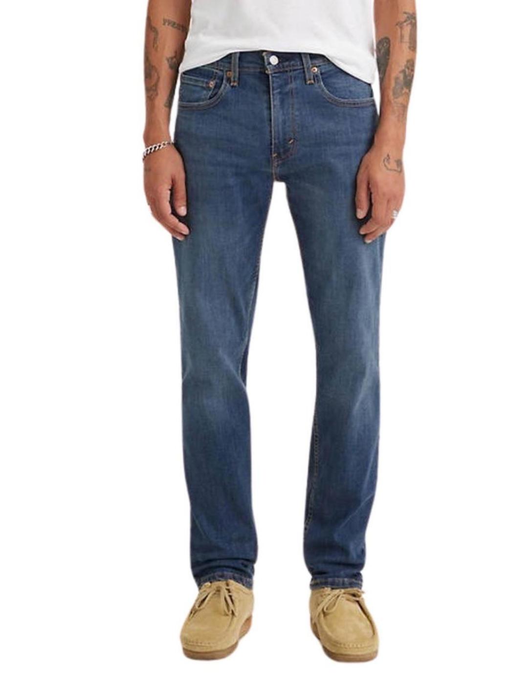 Pantalones vaqueros Levi's 502 Taper azul medio para hombre