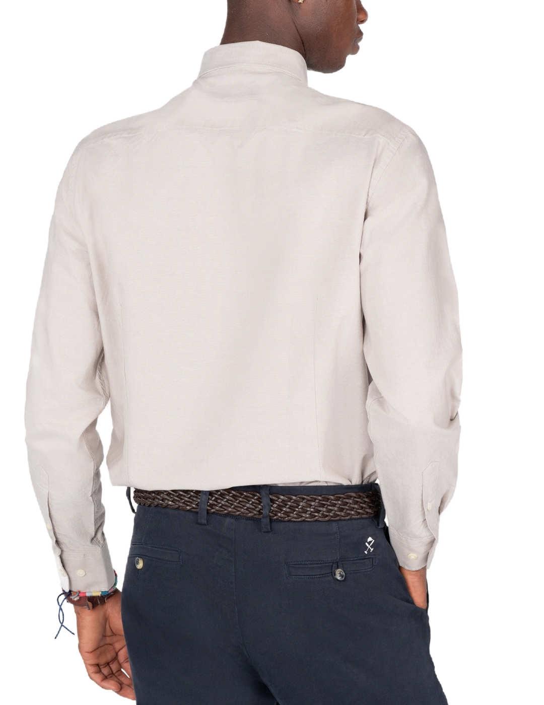 Camisa Harper&Neyer Icon beige manga larga para hombre