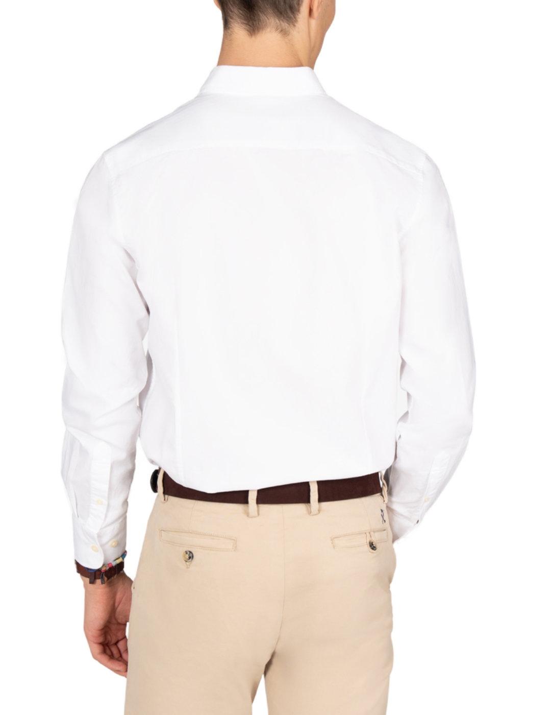 Camisa Harper&Neyer Icon blanca manga larga de hombre