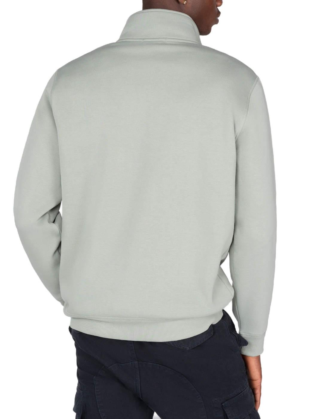 Sudadera Harper&Neyer Maryland verde cremallera para hombre
