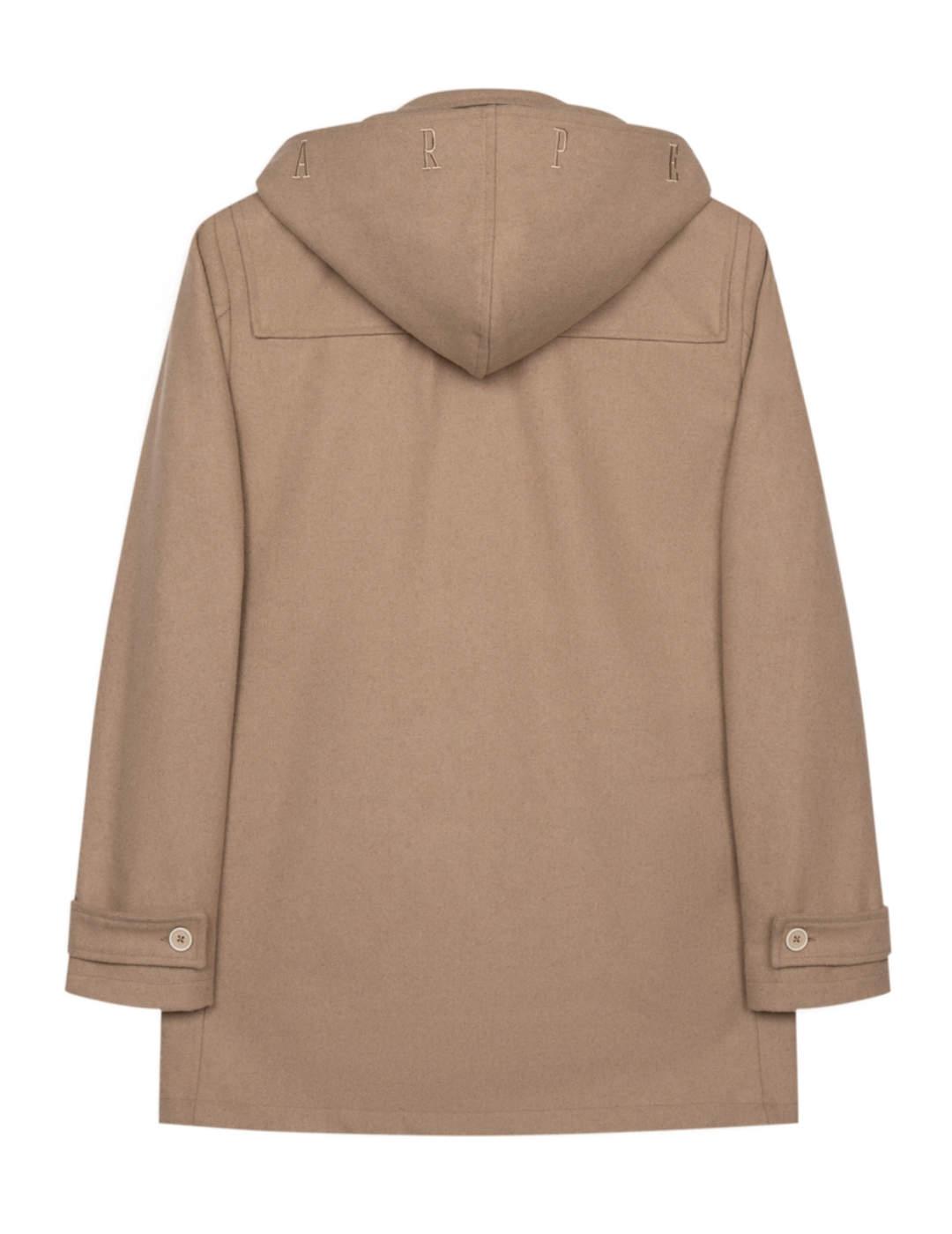 Trenka Harper&Neyer Boston beige con capucha de hombre