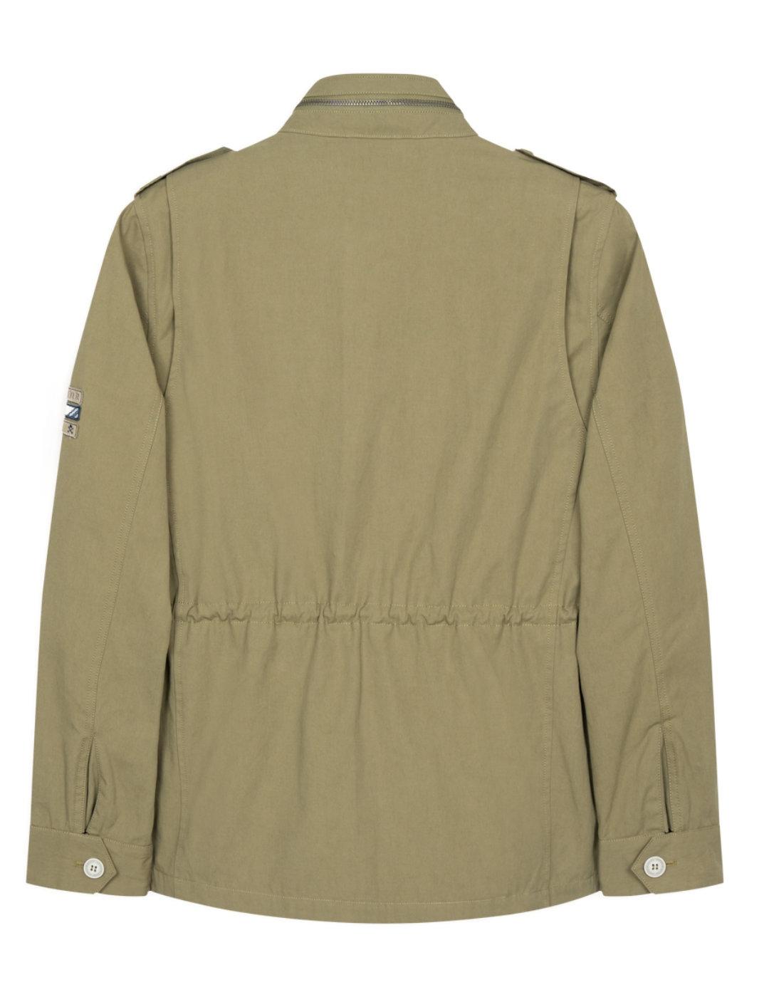 Chaqueta Harper&Neyer Militar verde multibolsillos de hombre