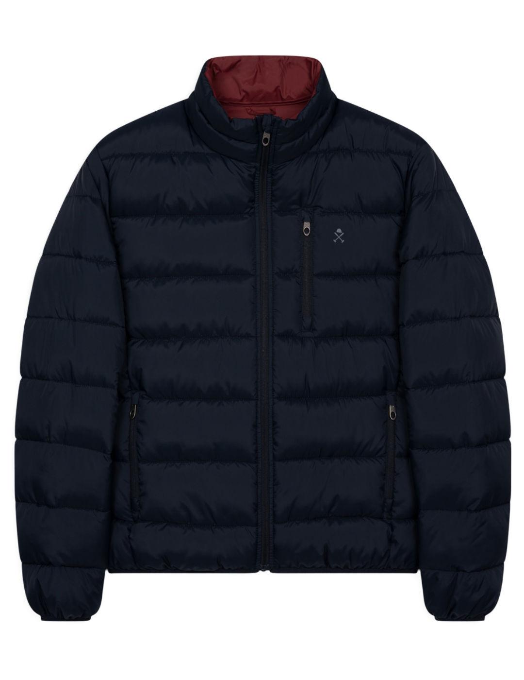 Parka Harper&Neyer Galway azul acolchada para hombre