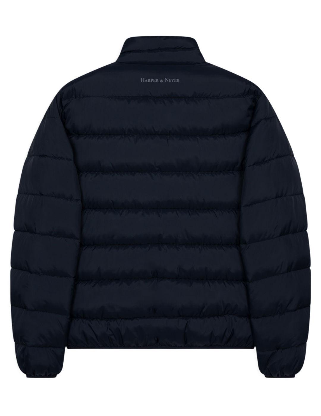 Parka Harper&Neyer Galway azul acolchada para hombre