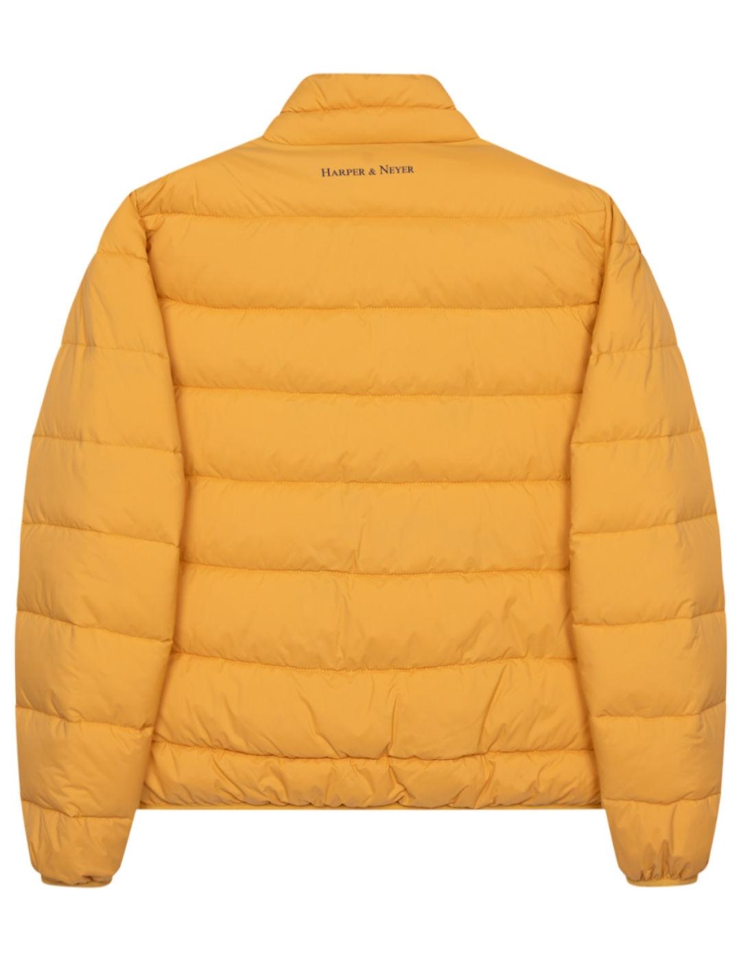 Parka Harper&Neyer Galway mostaza acolchada para hombre