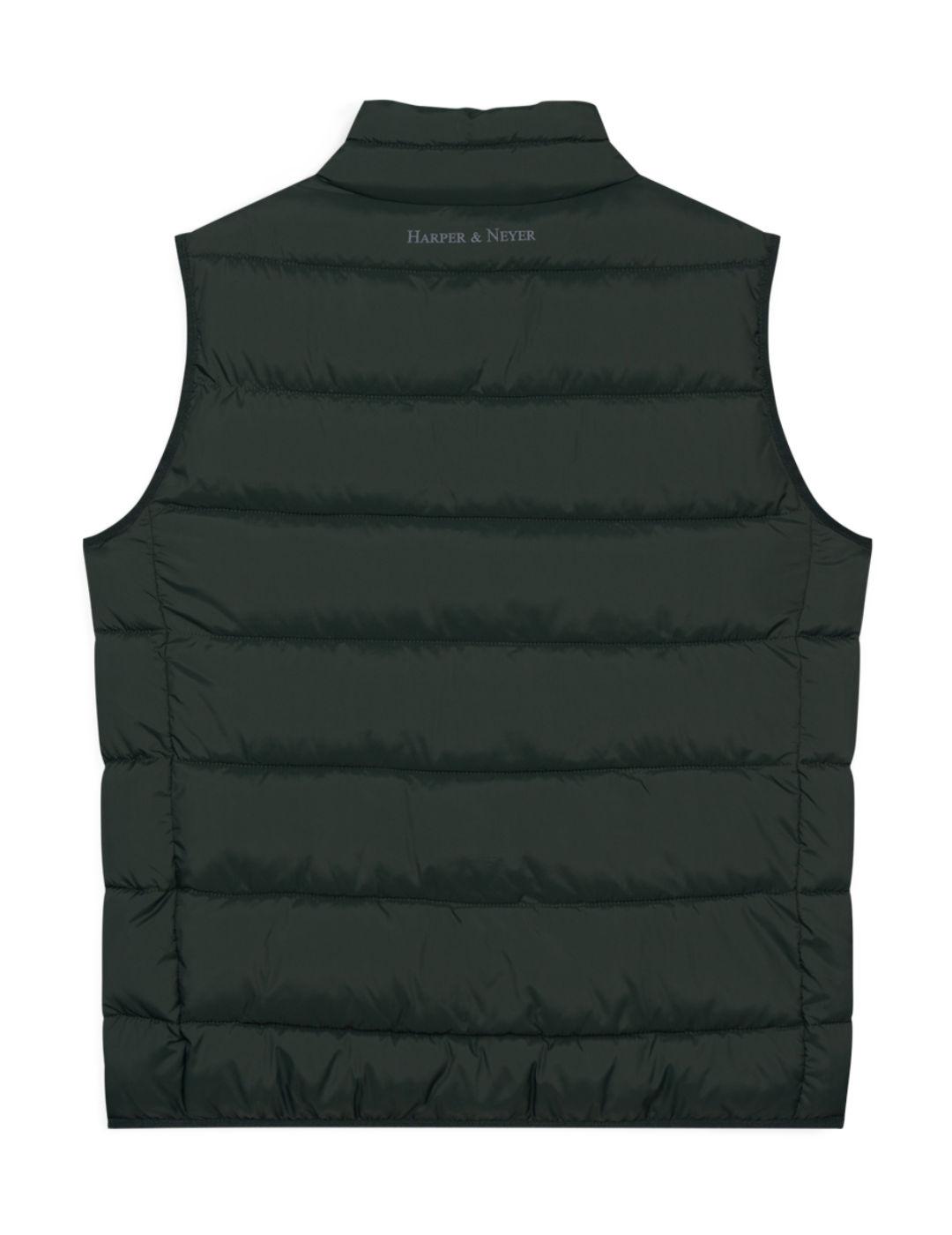 Chaleco Harper&Neyer Galway verde acolchado para hombre