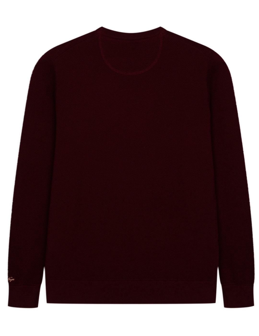 Jersey Harper&Neyer Chicago granate textura de hombre