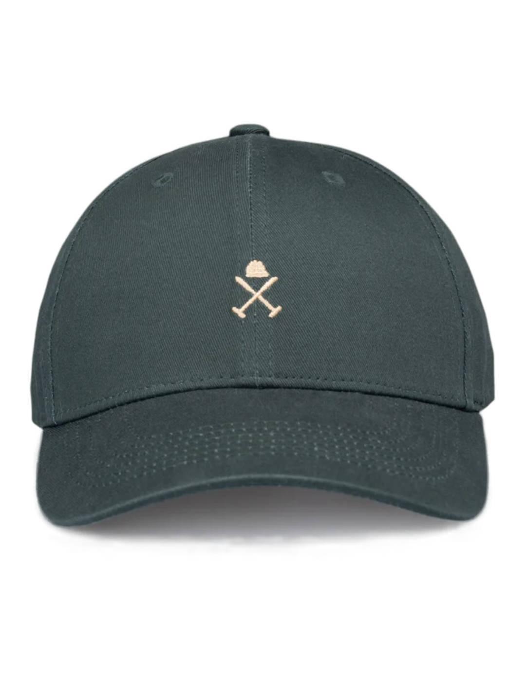 Gorra Harper&Neyer Icon color verde logo beige de hombre