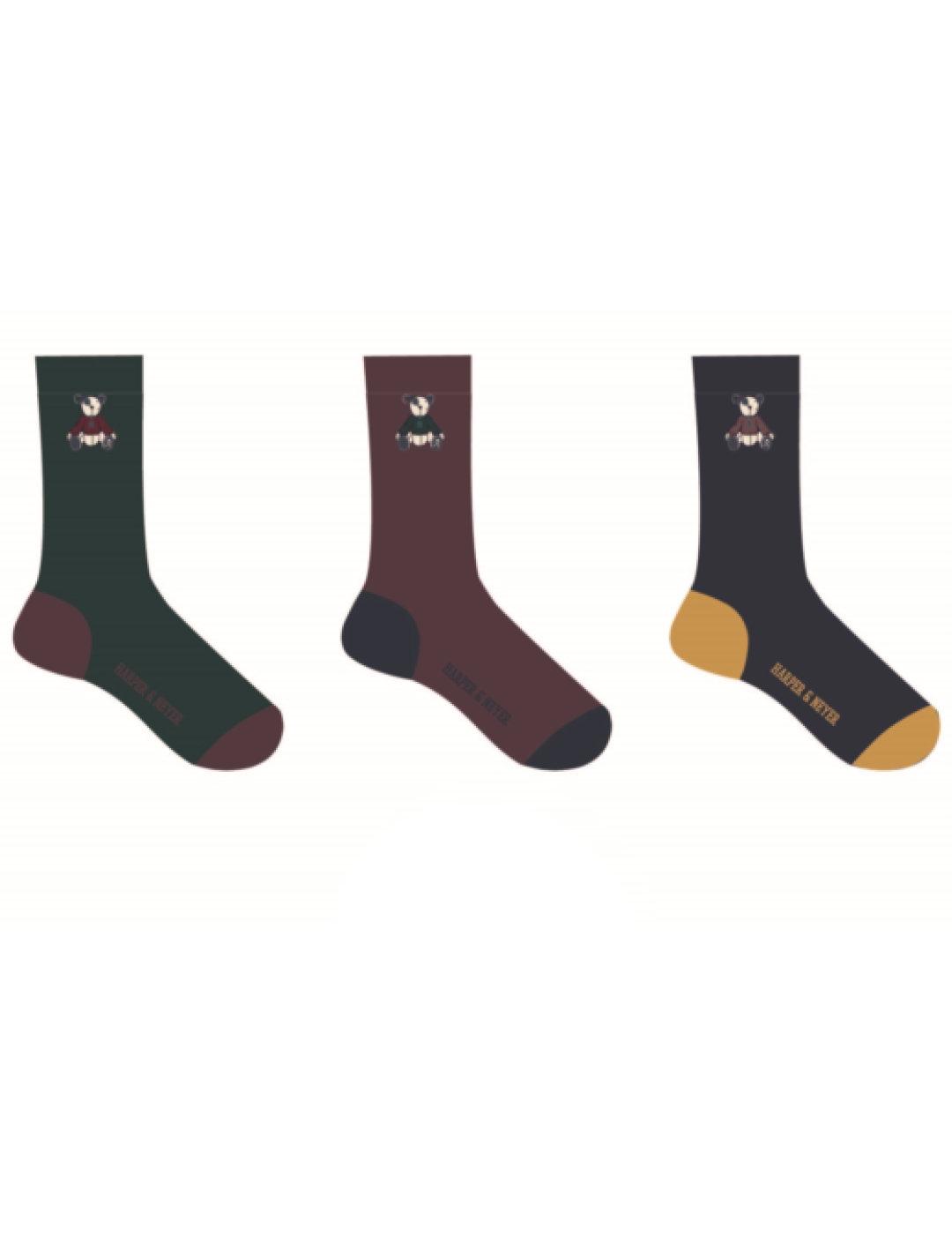 Calcetines Harper&Neyer Teddy multicolor para hombre