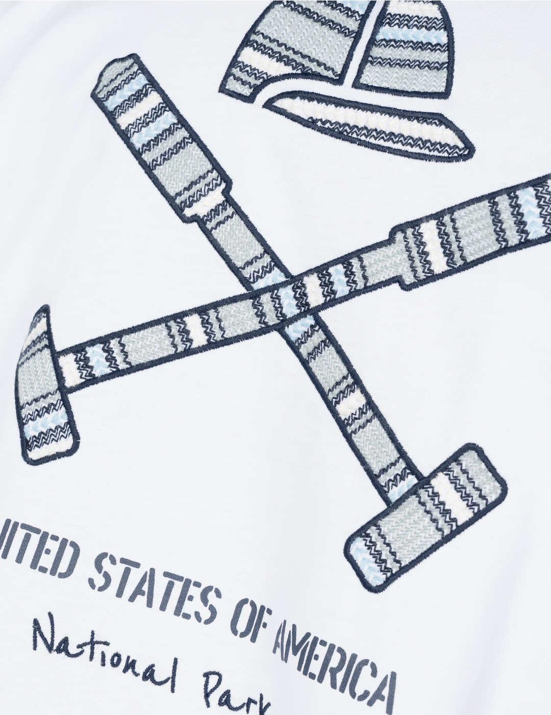 Camiseta Harper&Neyer Ranger blanca manga corta para hombre