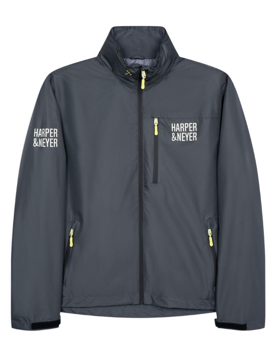 Parka Harper&Neyer Ivy frost gris tejido técnico de hombre