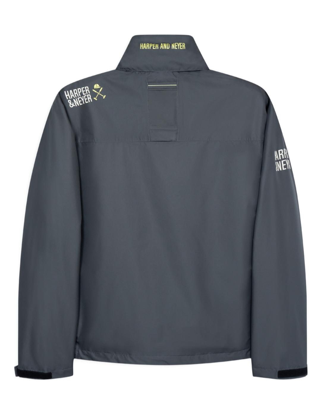 Parka Harper&Neyer Ivy frost gris tejido técnico de hombre