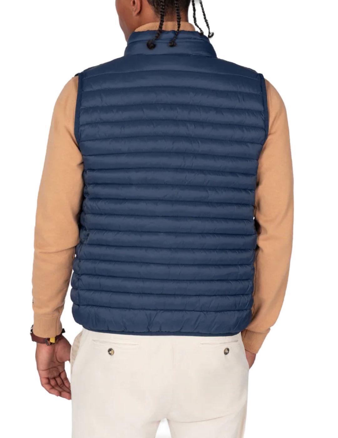 Chaleco Harper&Neyer Icon azul marino guateado para hombre