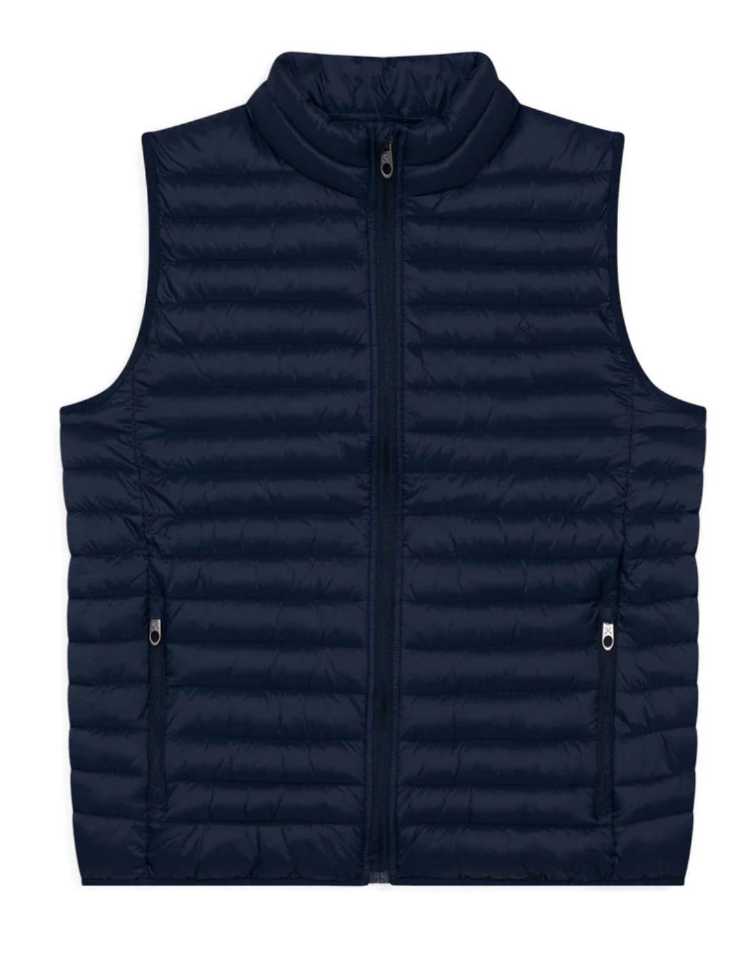 Chaleco Harper&Neyer Icon azul marino guateado para hombre