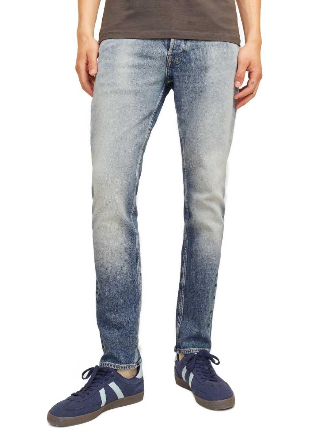 Pantalón vaquero Jack&Jones Glenn azul claro para hombre