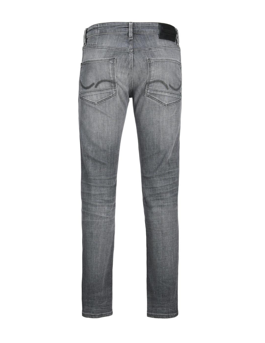 Pantalón vaquero Jack&Jones Tim gris Slim para hombre