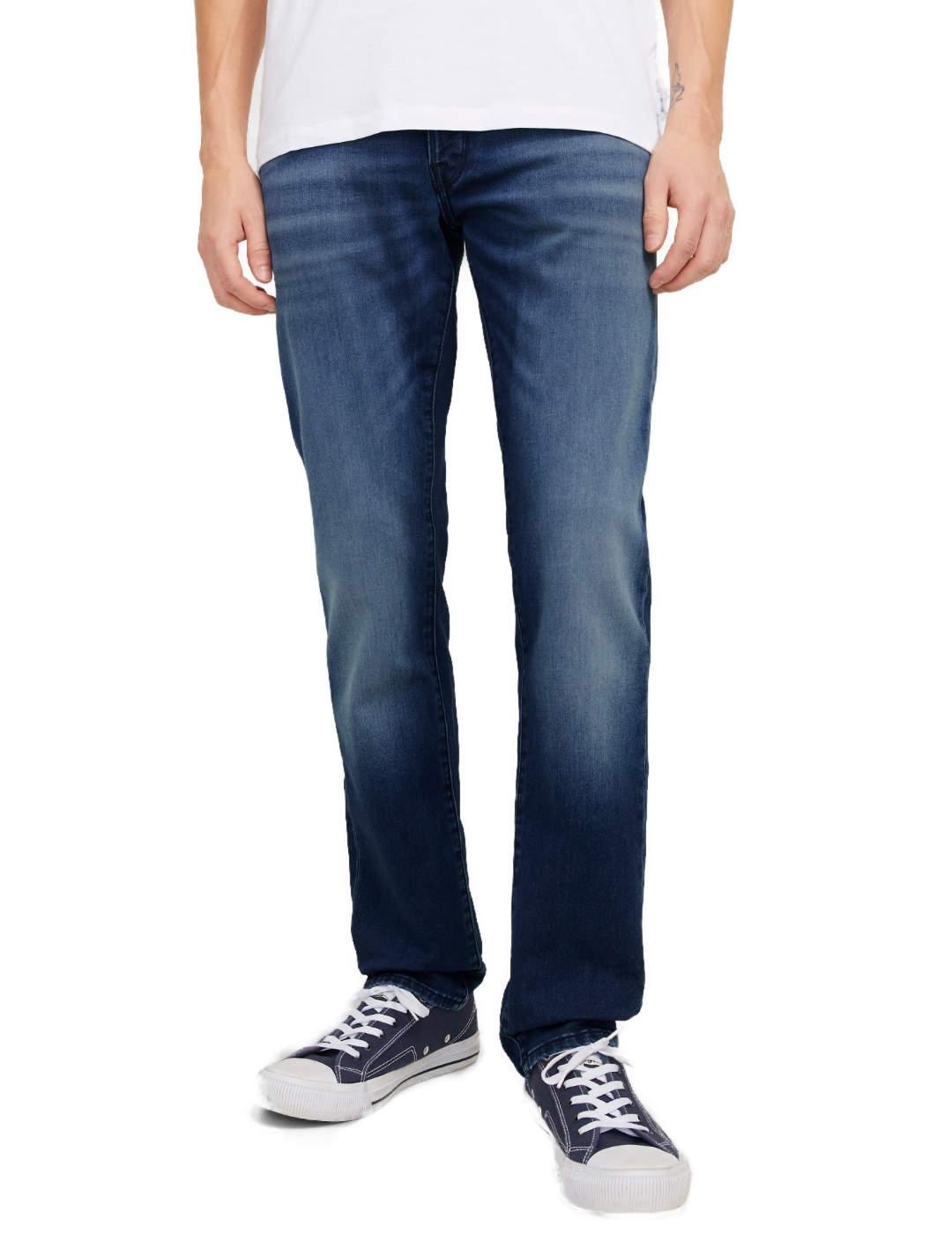 Pantalón vaquero Jack&Jones Mike azul marino para hombre