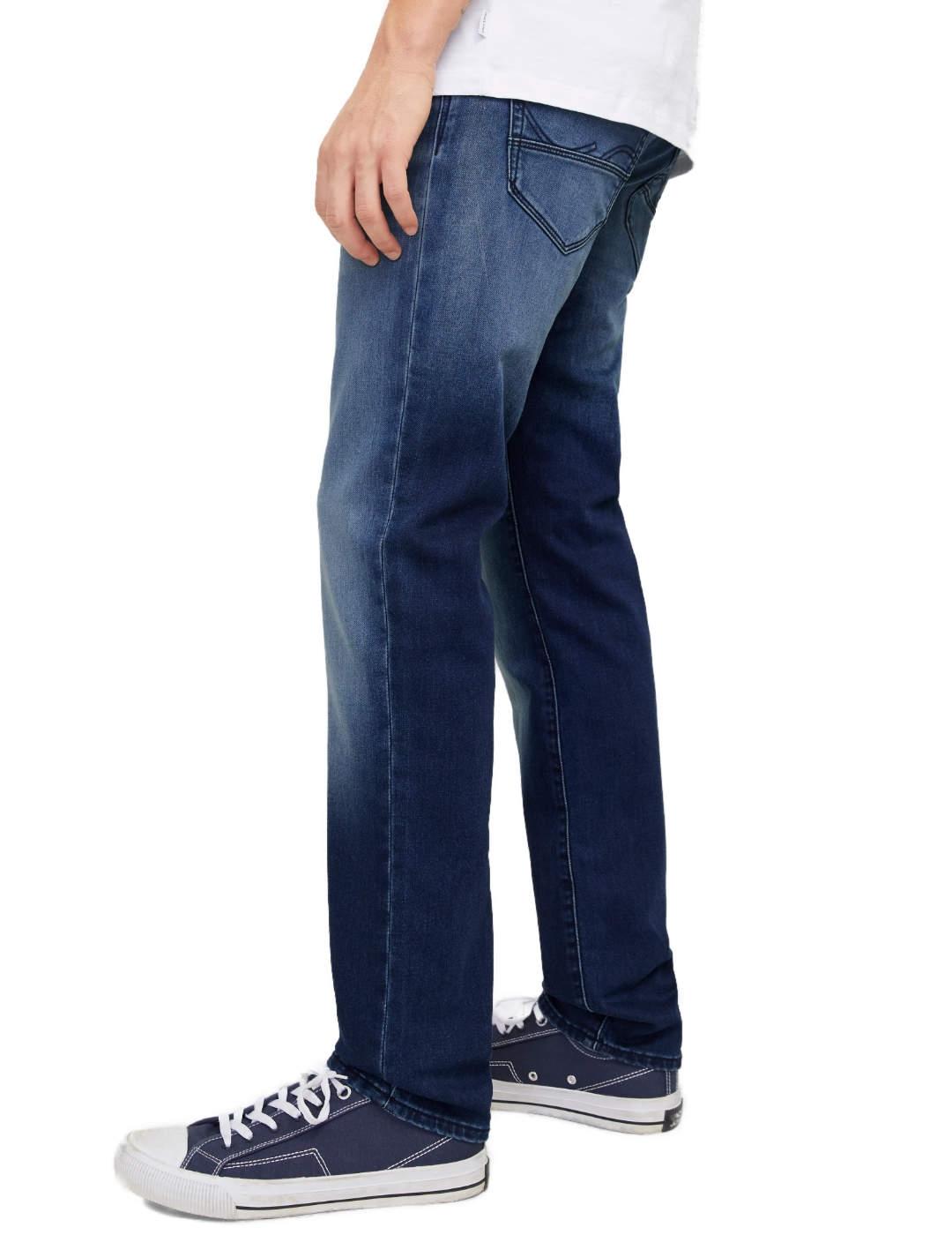 Pantalón vaquero Jack&Jones Mike azul marino para hombre