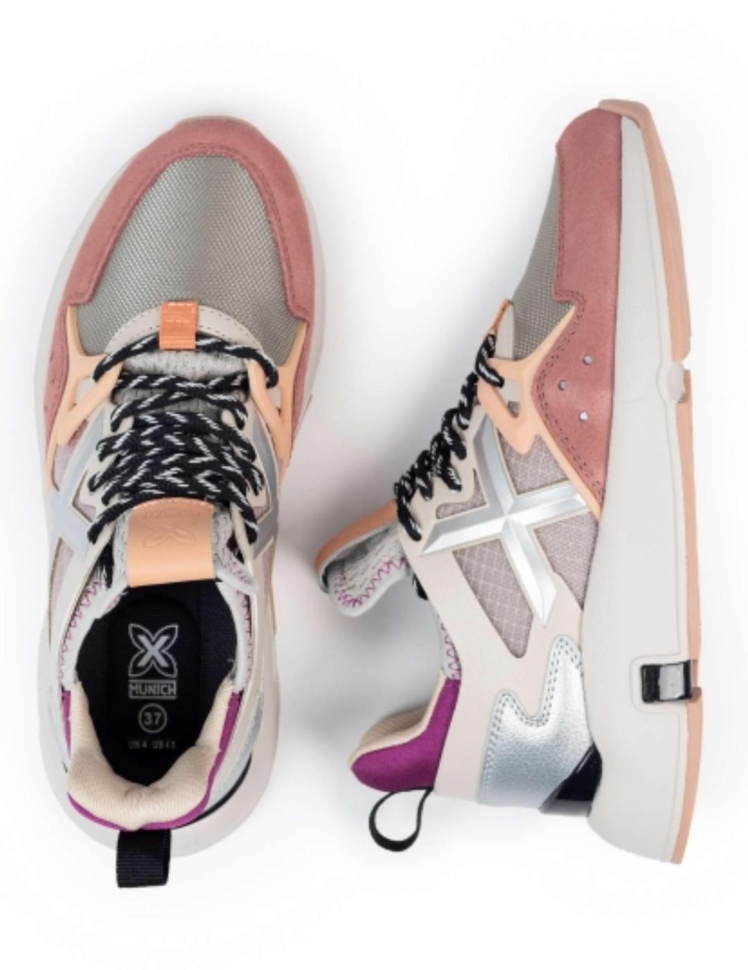 Zapatillas deportivas Munich Click 99 rosas para mujer