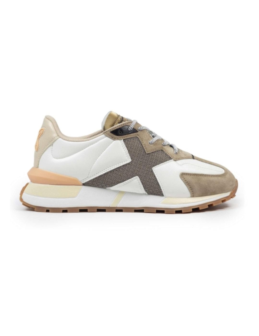 Zapatillas deportivas Munich Soku 23 blancas beige de mujer