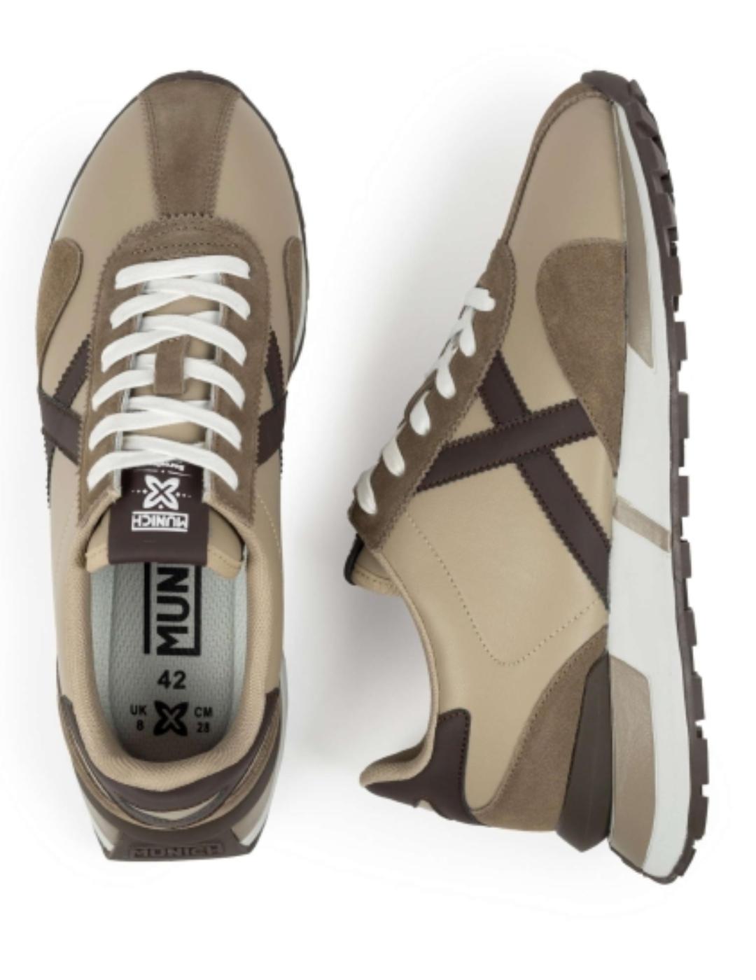 Zapatillas deportivas Munich Sapporo 194 beige para hombre