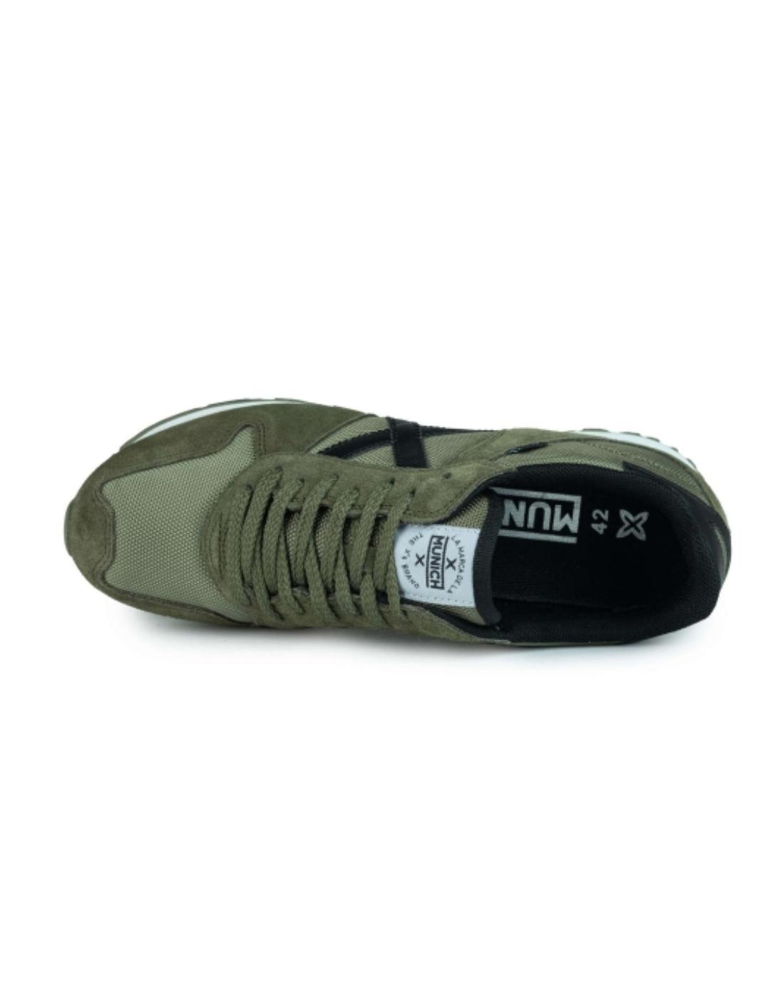 Zapatillas deportiva Munich Massana 433 verde khaki hombre