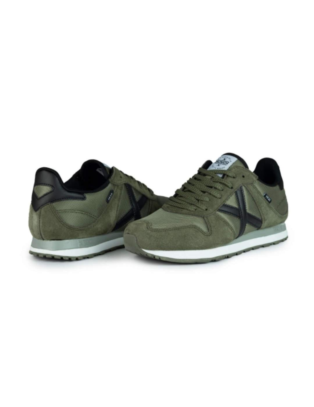 Zapatillas deportiva Munich Massana 433 verde khaki hombre