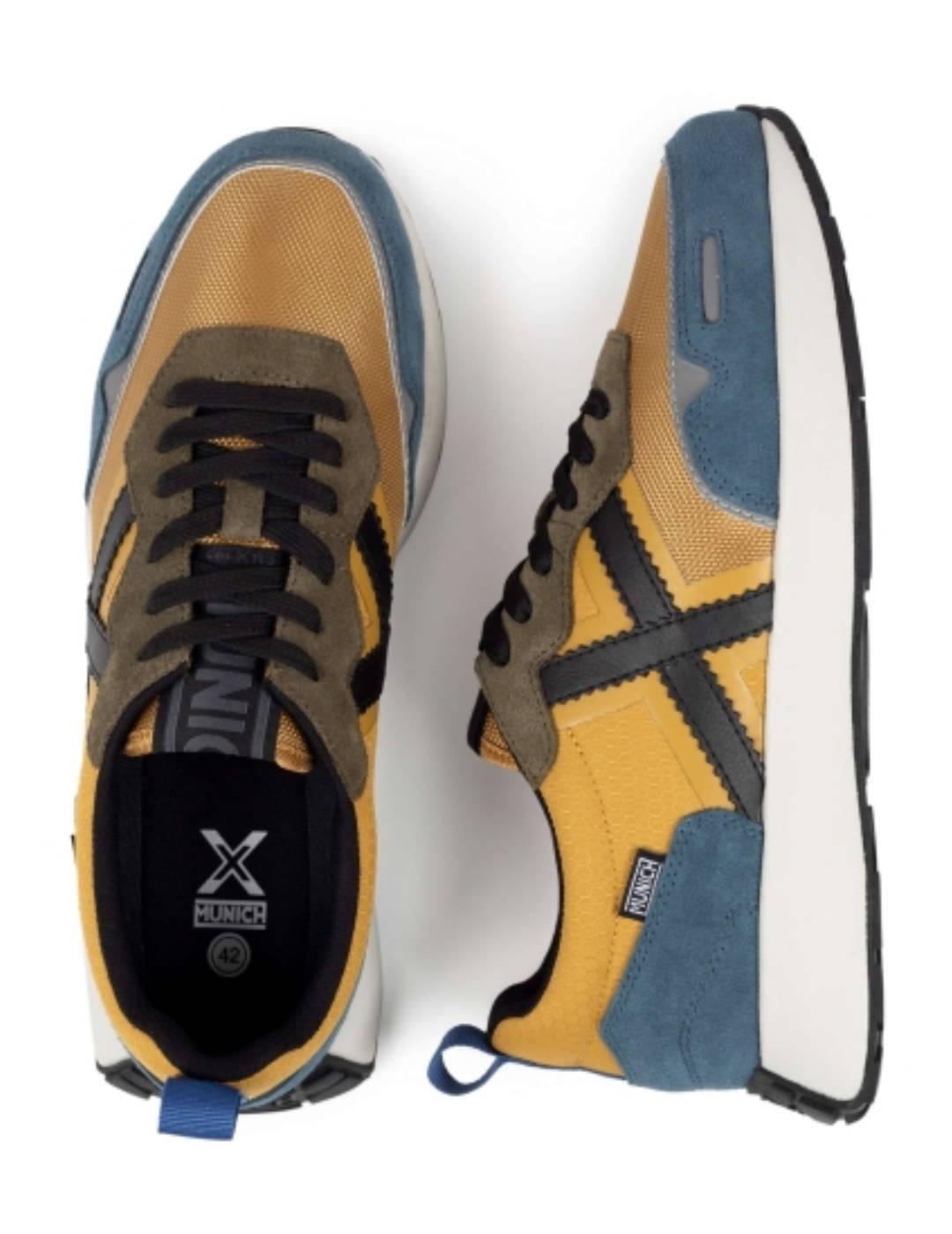 Zapatillas deportivas Munich Xemine 84 mostaza para hombre