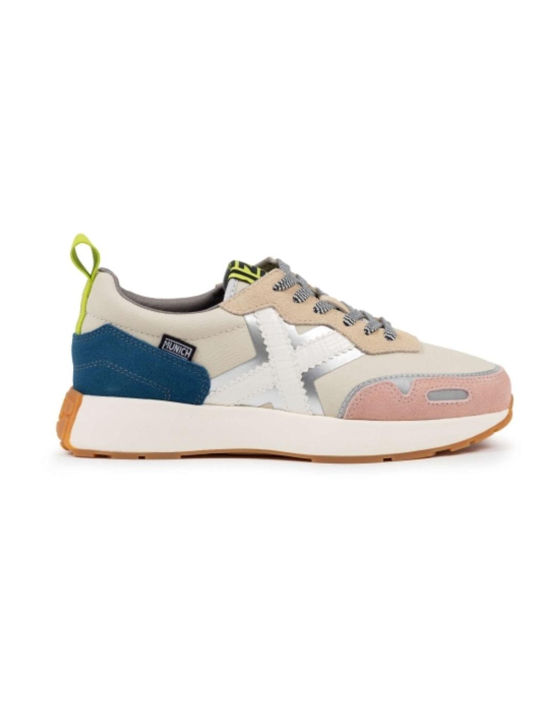 Zapatillas deportivas Munich Xemine 92 beige para mujer