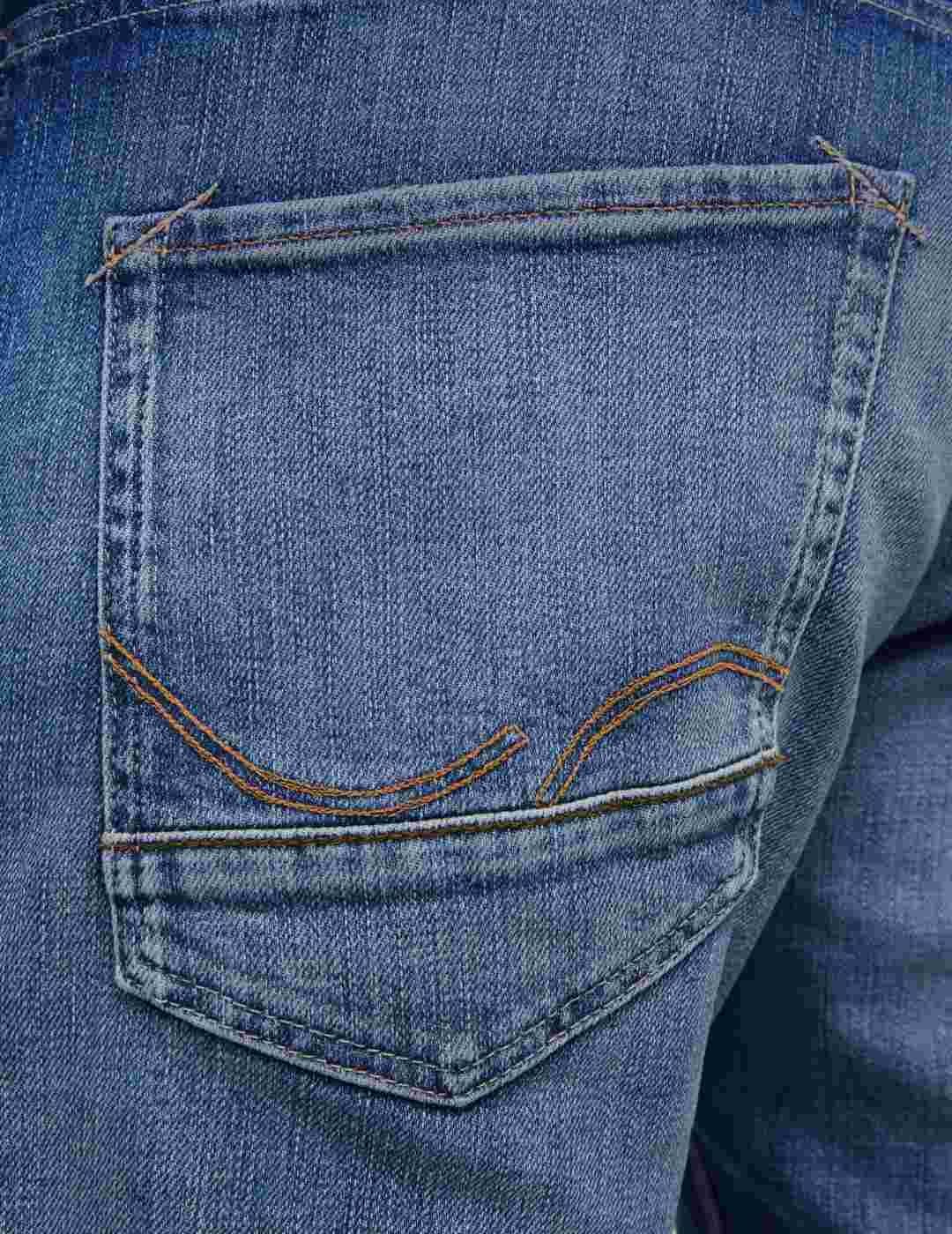 Pantalón vaquero Jack/df01Jones Glenn marino Slim para hombre