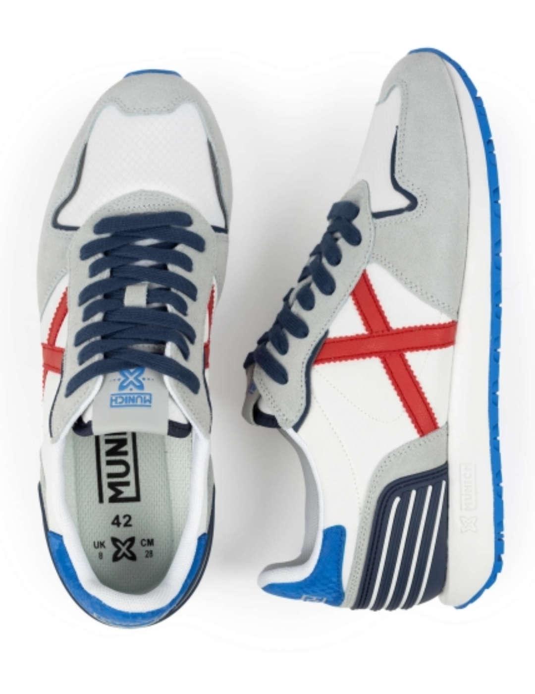 Zapatillas deportivas Munich Massana 582 blanca para hombre