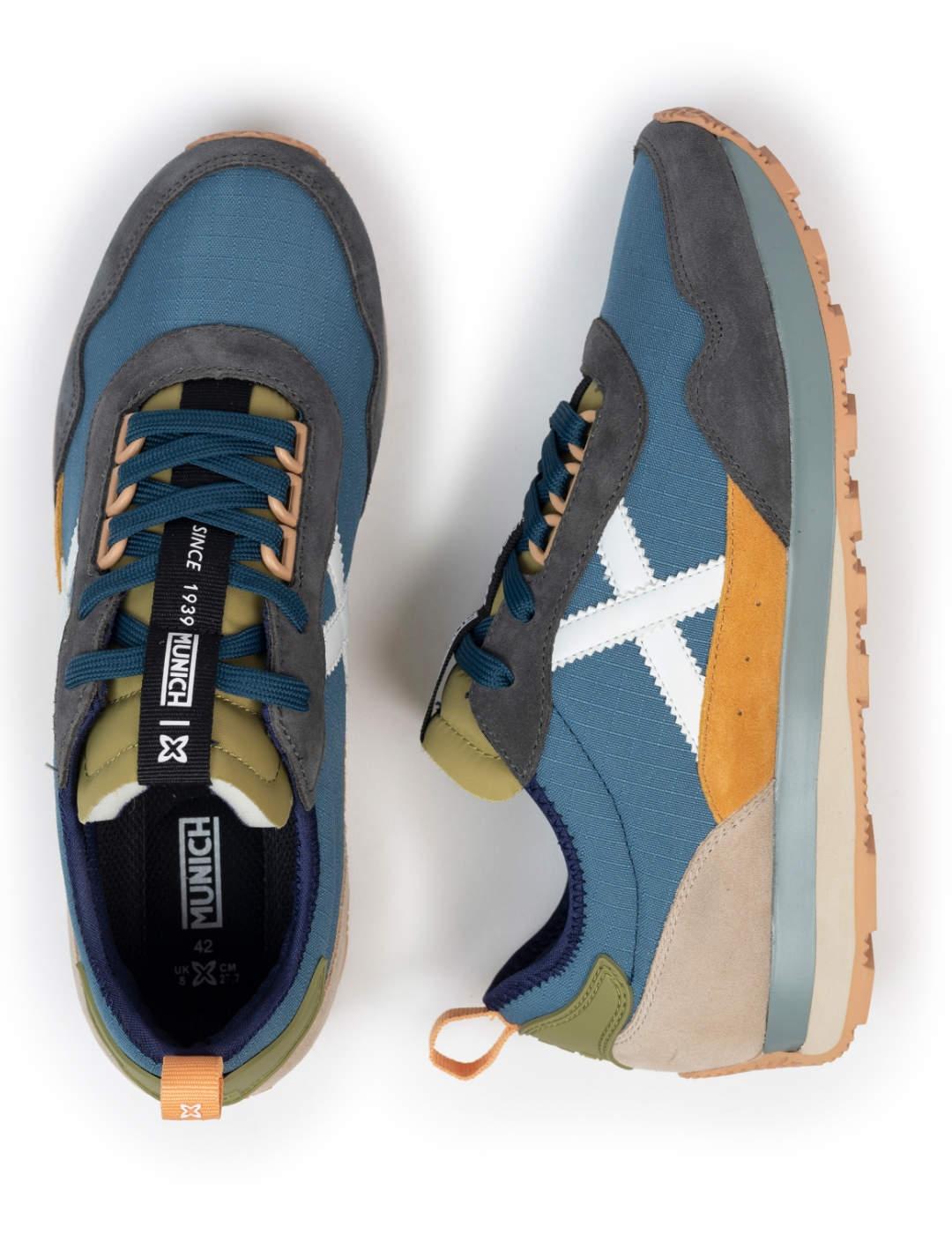 Zapatillas deportivas Munich UM 85 azul para hombre