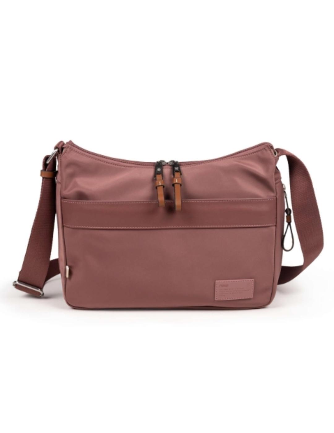 Bolso Munich Bandolera extensible rosa de mujer