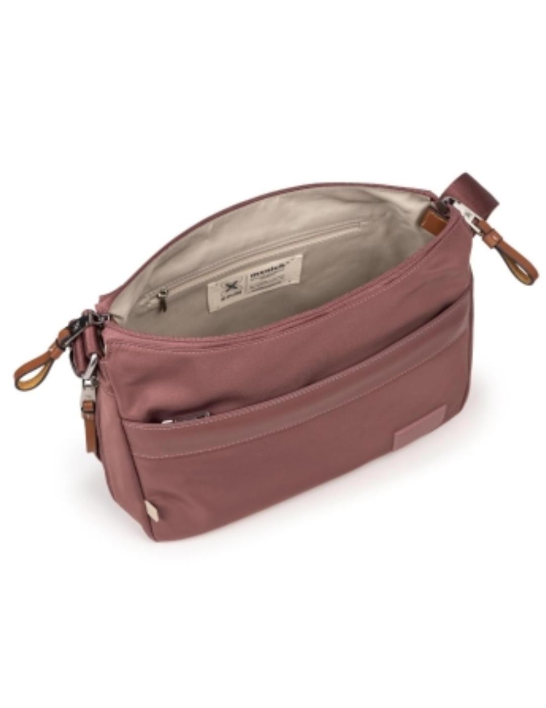 Bolso Munich Bandolera extensible rosa de mujer