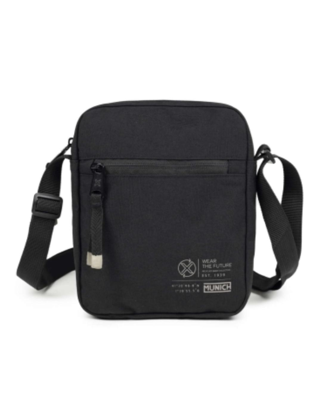 Mini bandolera Munich negra para hombre