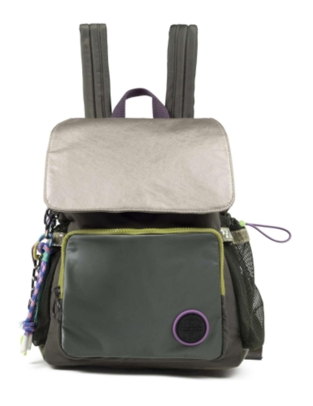 Mochila Munich verde caqui para mujer