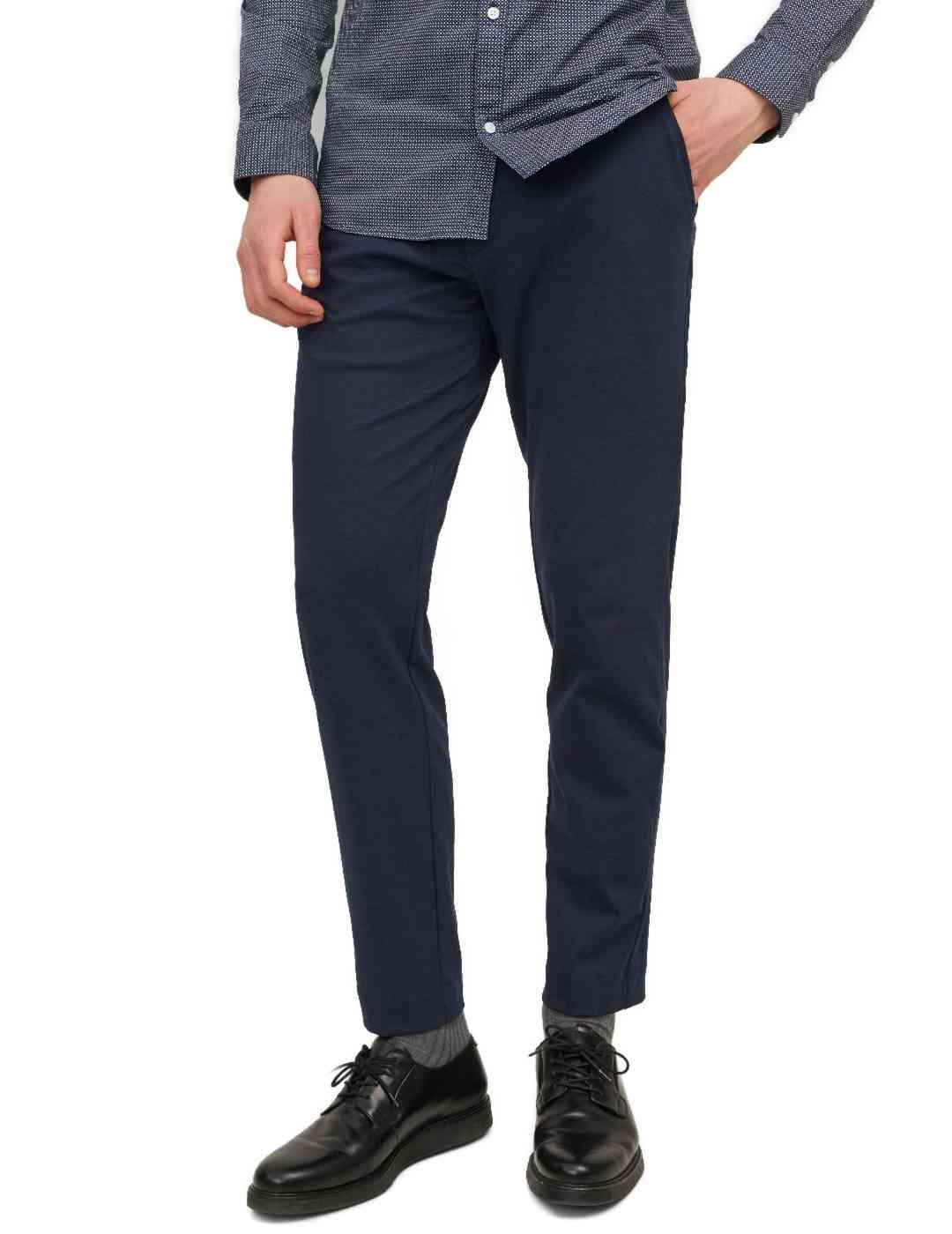 Pantalón chino Jack&Jones Marco azul marino para hombre