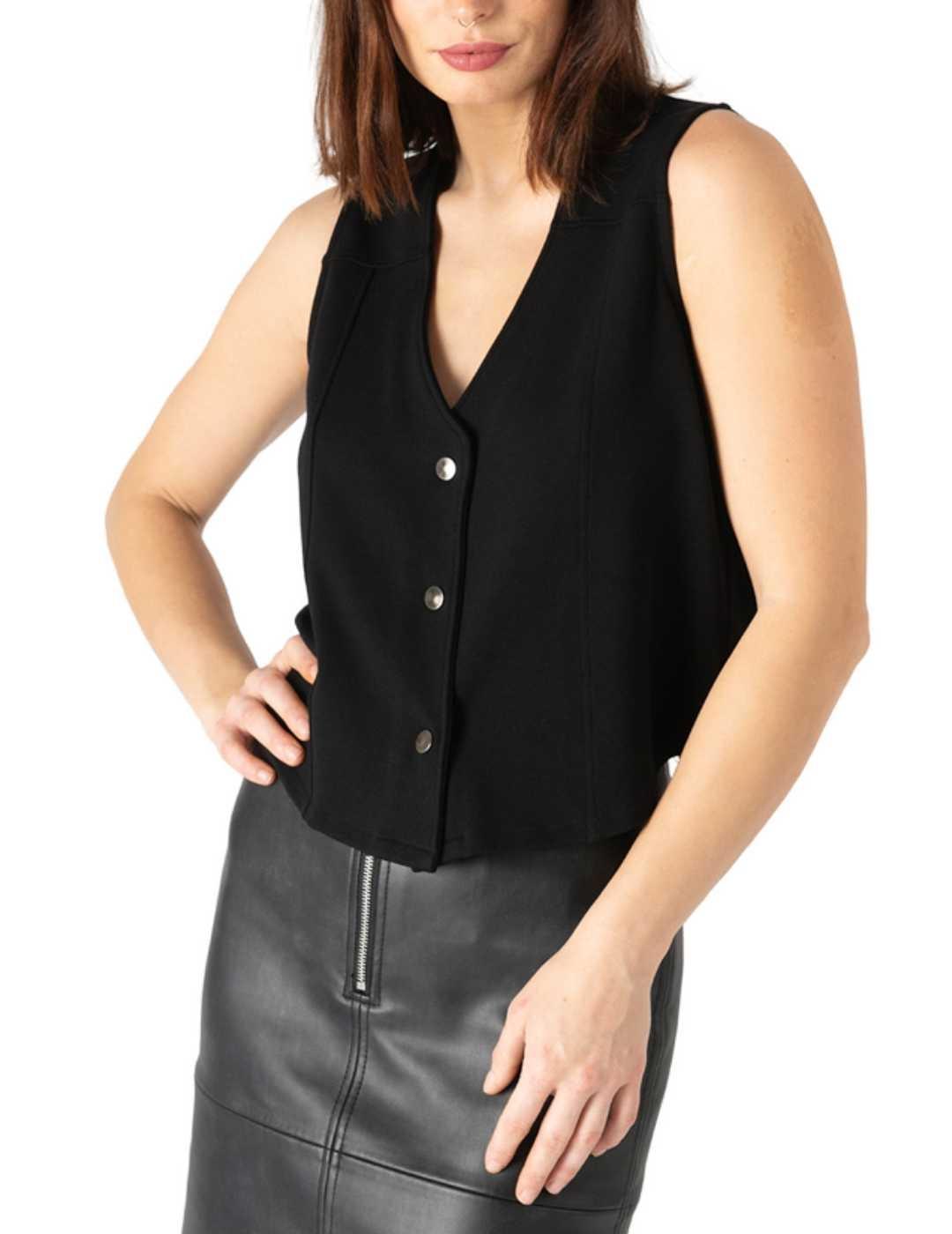 Chaleco Animosa Fly to Your Dream negro para mujer