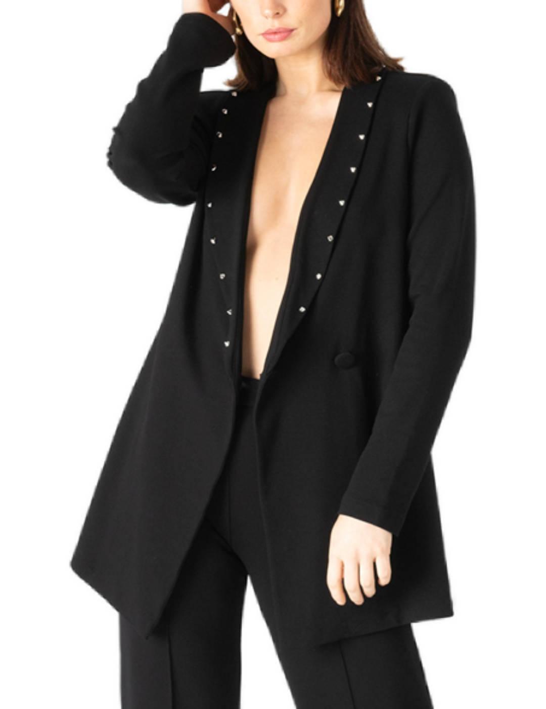 Chaqueta Animosa negra y plata Fly to Your Dream de mujer