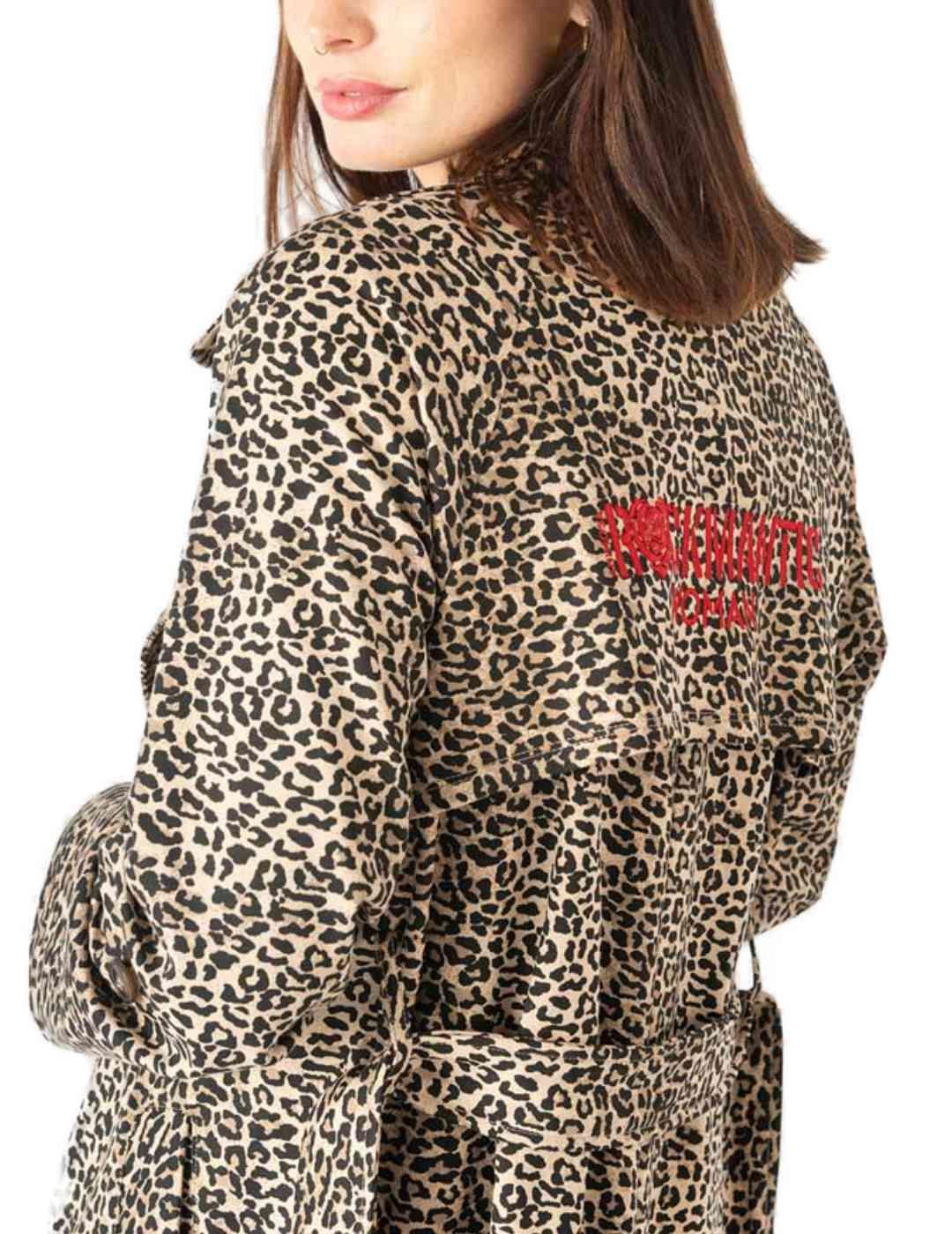 Trench Animosa Rockmantic Woman leopardo para mujer