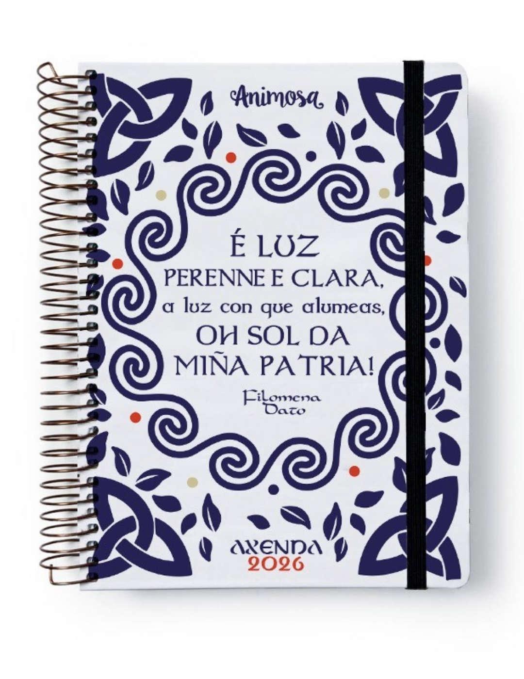 Agenda Animosa anual2026 A5 Diaria Filomena Dato Luz