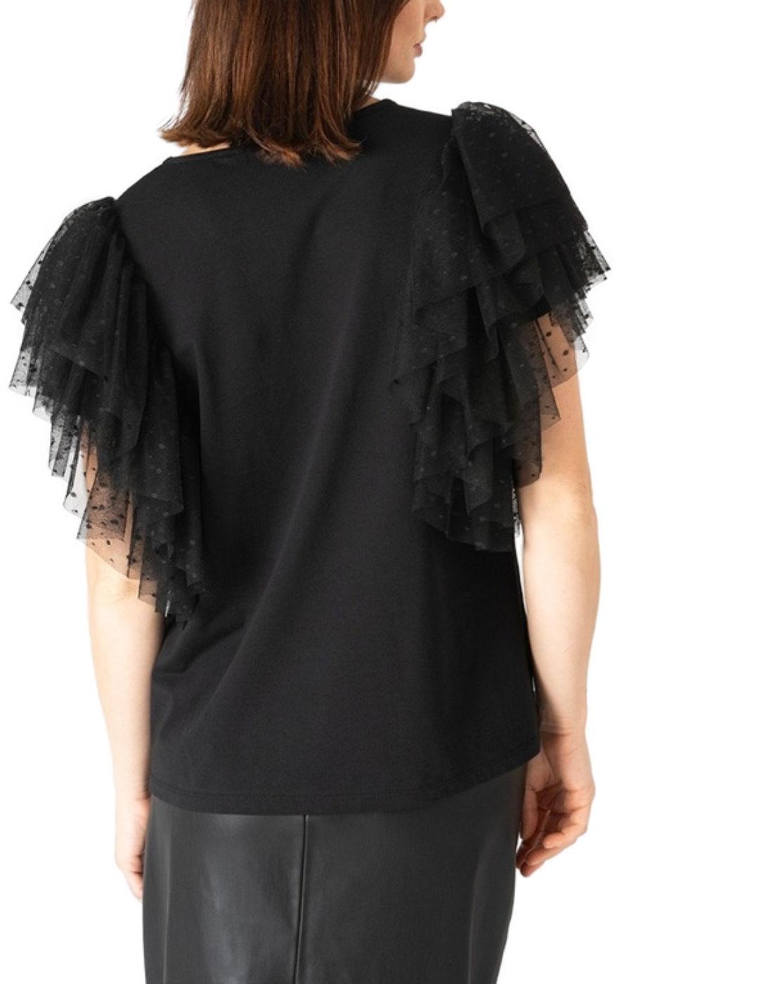 Camiseta Animosa Amor Extraordinario mangas tul para mujer