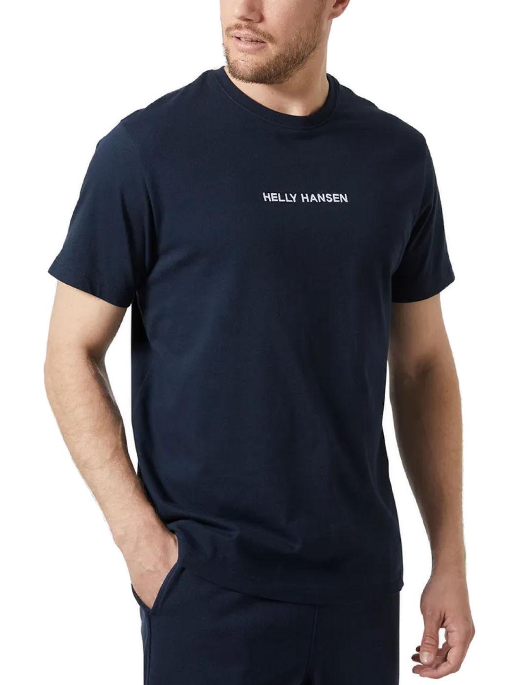 Camiseta Helly Hansen Core azul marino para hombre