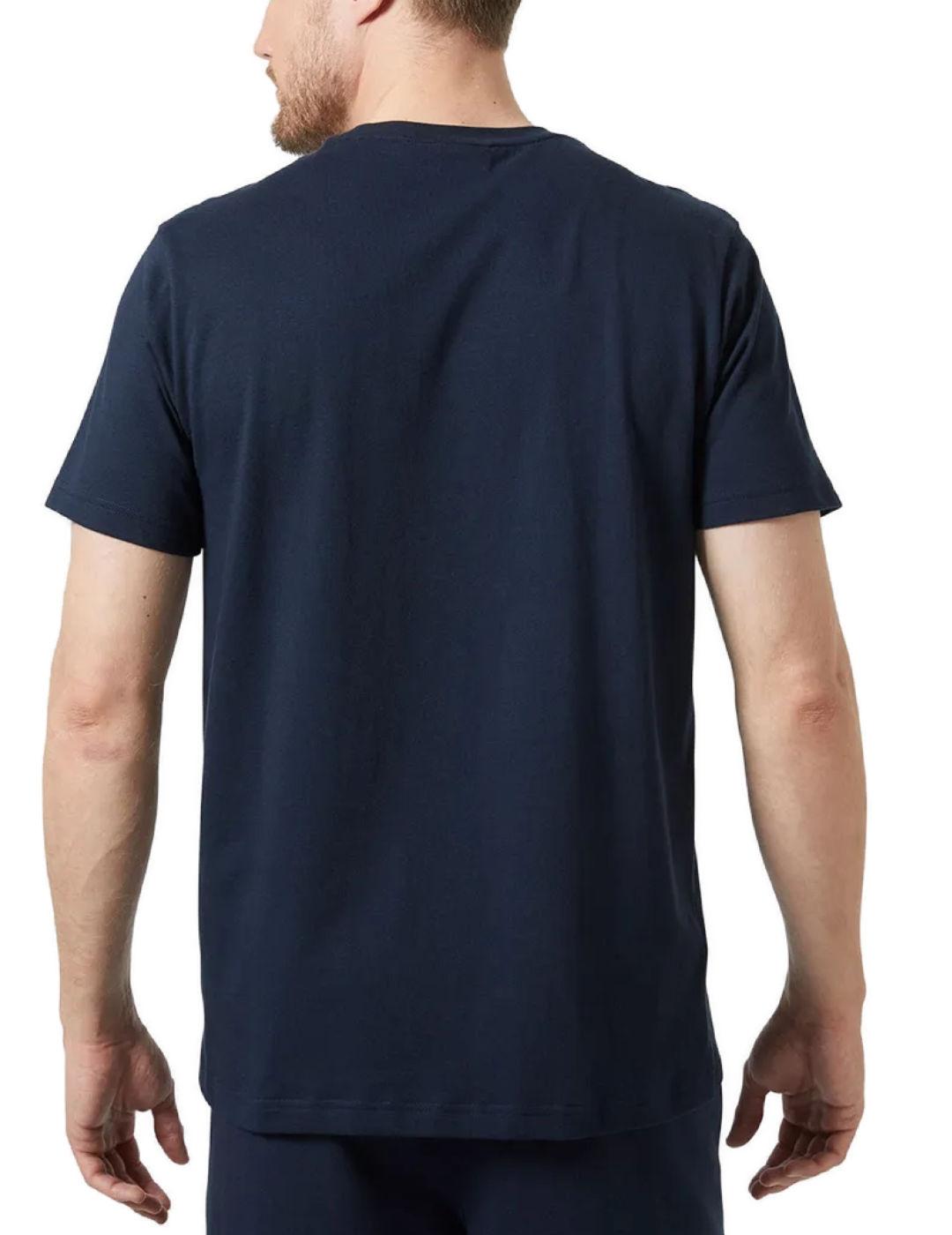 Camiseta Helly Hansen Core azul marino para hombre