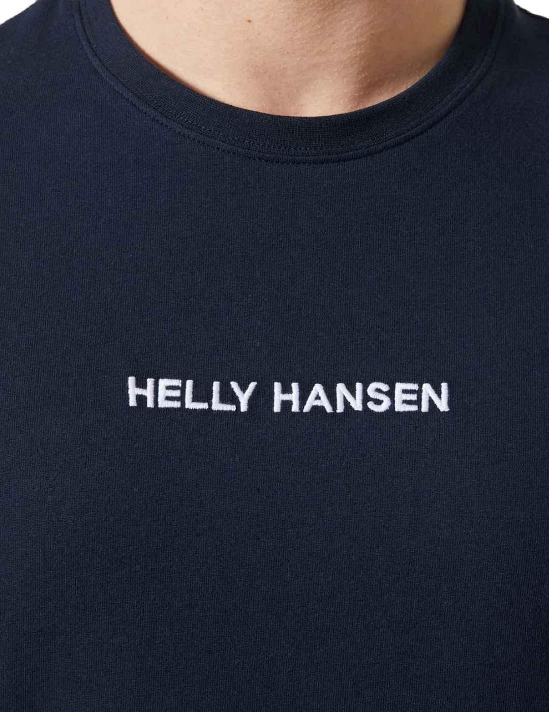 Camiseta Helly Hansen Core azul marino para hombre